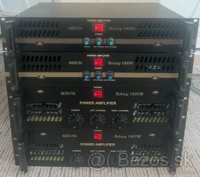 PODSTIVÉ 4-KANÁLOVÉ ZOSILŇOVAČE BI-AMP1000 / BI-AMP1800