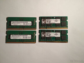 RAM pre notebook 16GB (2x8GB) DDR4 SODIMM a 2x1 GB DDR2 SOD