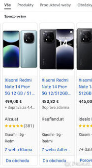 Xiaomi Redmi Note 14 Pro + 5G 12GB/512GB Black + ZARUKA 2r.