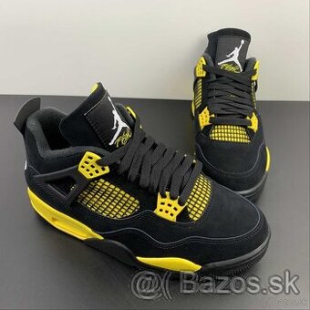 Nike Air Jordan 4 žlto-čierne