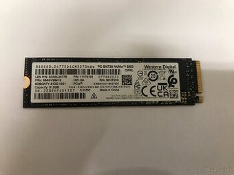 SSD disk M.2. NVme WD SN730 512GB.