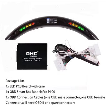 Led display do volantu OHC Motors