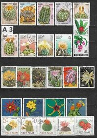 Filatelia-Poštové známky na predaj 6.Doprava + Kvety čisté