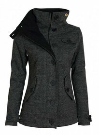 Úplne NOVÝ kabátik Woox Woolshell Ladies Jacket Dark v. 34 - 1