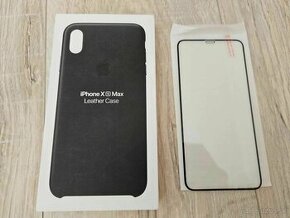 Kryt Leather Case pre iPhone XS Max + sklo