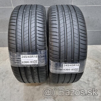 Letné pneumatiky 245/45 R18 BRIDGESTONE DOT0222