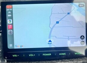 Obrazovka apple carplay, android auto,