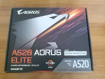 GIGABYTE A520 AORUS ELITE, AM4, záruka