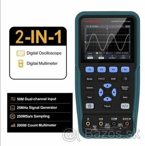 Osciloskop 2x50MHz s multimetrom