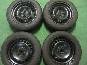 R15 Zimná sada OPEL rozteč 4x100 + 185/60r15 KLEBER - 1