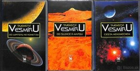3 VHS - Tajemství vesmíru - nové, nerozbalené