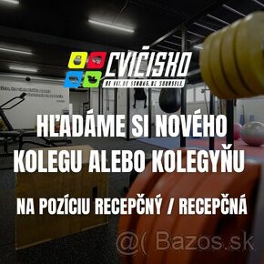 RECEPČNÝ / RECEPČNÁ VO FITNESS CENTRE