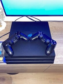 Playstation 4 PRO, 1 TB, 2 ovládače