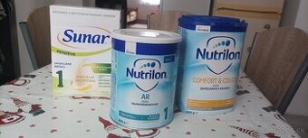 Sunar sensitive 1, Nutrilon AR, Nutrilon comfort colics