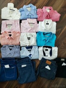 BOSS, Abercrombie,GANT, Loro Piana Pánske košele,rifle,sako