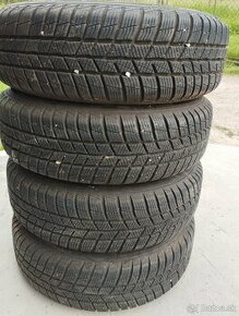 Zimné pneumatiky 175/65 R14 82T - dezén 7 mm, plechové disky