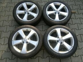 Elektrony VW Golf 5x112 R17, zimne pneu 205/50 r17 - 1