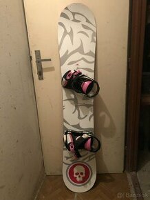 Snowboard s viazanim (2x) a topankami - 1