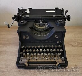 REZERVOVANÝ písací stroj OLIVETTI M40 KRIEGSMASCHINE