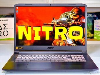 Herný notebook ACER NITRO 17,3 144Hz | Ryzen 5800 | RTX 3060