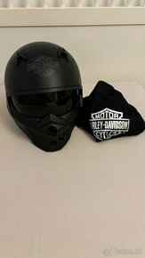 Harley-Davidson Gargoyle Helm X07 2-in-1 Čierna mat.