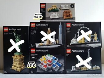 Nové zapečatené sety LEGO Architecture