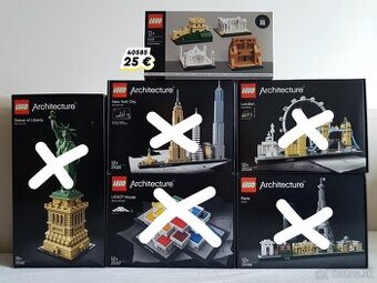 Nové zapečatené sety LEGO Architecture