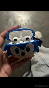 Nové Sonic the Hedgehog púzdro na slúchadlá Airpods pro