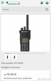 MOTOROLA DP4800e UHF