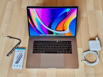 MacBook Pro 15" (2018) i7-2.6GHz/16GB/512GB, TOP STAV