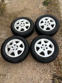 Hliníkove disky so zimnými pneu. 5x110 R15, 195/65 R15 OPEL