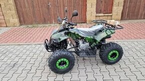 Dětská čtyřtaktní čtyřkolka ATV Warrior DELUX 125ccm zelená