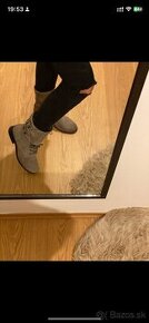 All saints ankle boots pravá koža veľkosť 39 hnedé