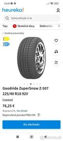 Zimné pneumatiky 225/40 r18