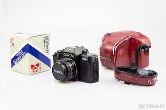 Contax 167 MT + Yashica ML 50mm f/1.9 + kožený soft case - 1