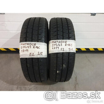 Dodávkové letné penu 215/65 R16C MATADOR DOT4719