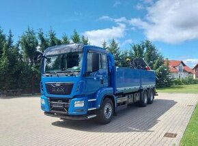 8520 - MAN TGS 26.400 - 6x4 - Valník + HR-HIAB X-HIPRO 192 E