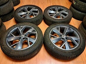 Predam Original elektrony Skoda  5x112 R19 a zimne pneu - 1