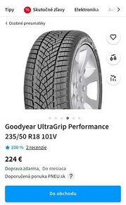 Goodyear UltraGrip Performance 235/50 R18 101V