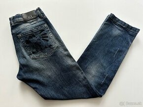 Pánske,kvalitné,štýľové džínsy ICEBERG - veľkosť 32/32 - 1