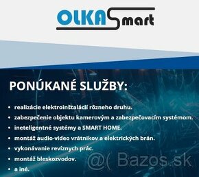 Elektroinštalačné práce, kamerové systémy, smarthome