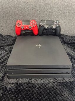 PS4 Pro 1TB + 2 ovládačy