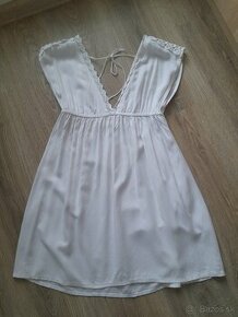 Biele letné šaty S