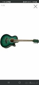 Elektroakusticka gitara Mini Jumbo Green