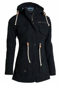 Úplne NOVÝ kabátik/bunda Woox Drizzle Parka Ladies´ black 34 - 1