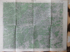 Mapa Turzovka, Čadca, Kysucké N. Mesto, Staškov 1945