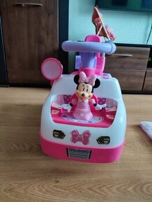 Odrážadlo s vodiacou tyčou Dancing Minnie 3-in-1 Kiddieland