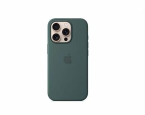 iPhone 16 Pro Silicone Case with MagSafe - Lake Green