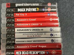 PS3 hry - GTA 4, Read Dead Redemption, Assassins Creed - 1