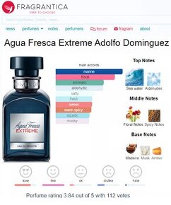 Pánsky parfém Adolfo Dominguez Agua Fresca Extreme EDT